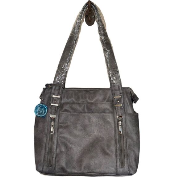 CCW Women’s Double Strap/Crossbody Strap Bag Gray - Picture 1 of 12